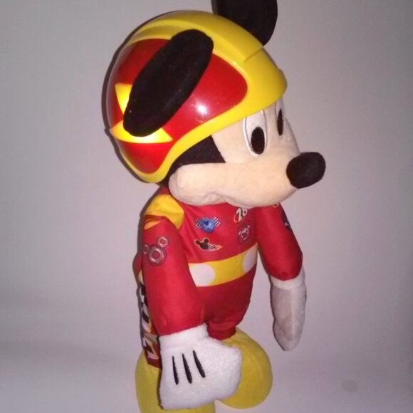 Mickey Mouse Racer Toy 15" Talking moving Lights - Picture 4 of 7